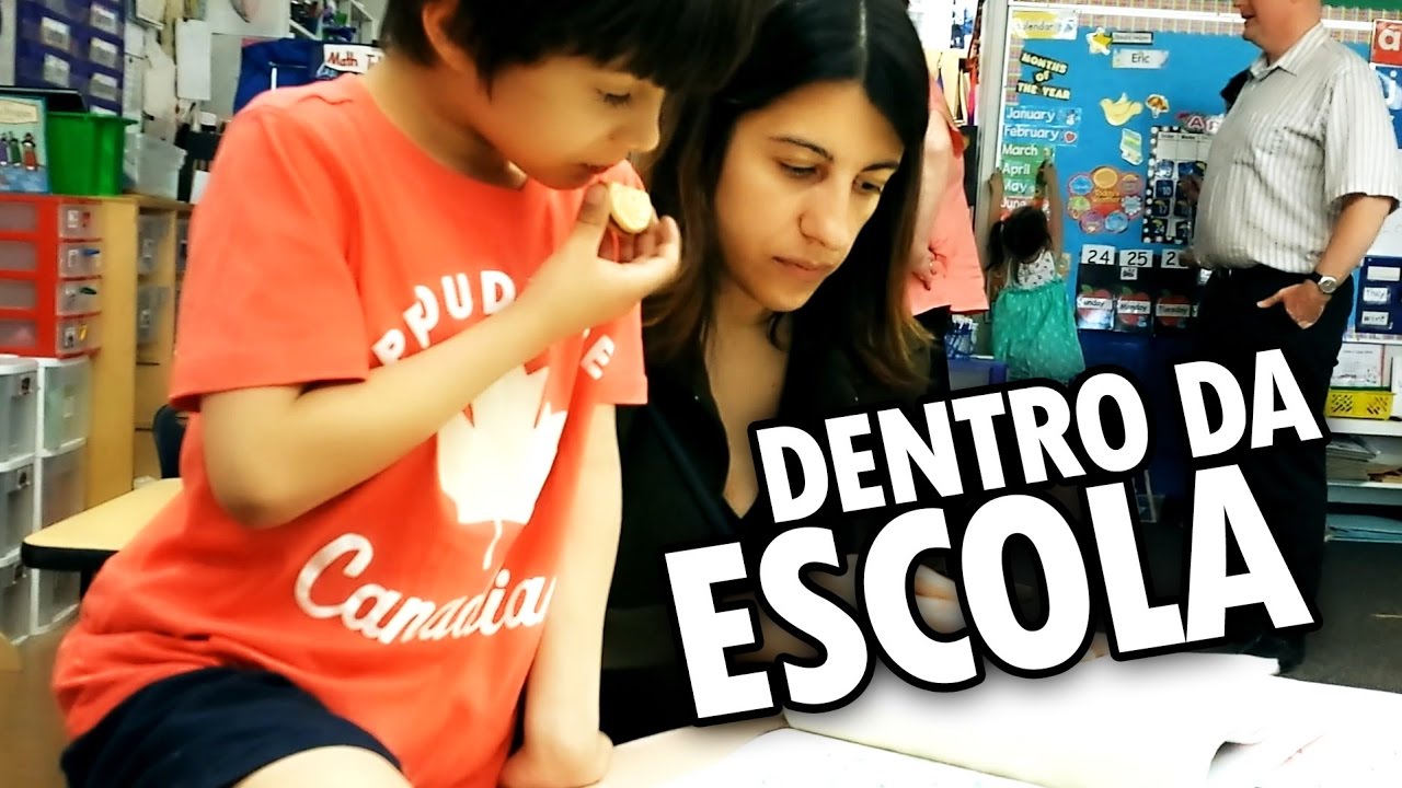COMO É UMA ESCOLA NO CANADÁ POR DENTRO