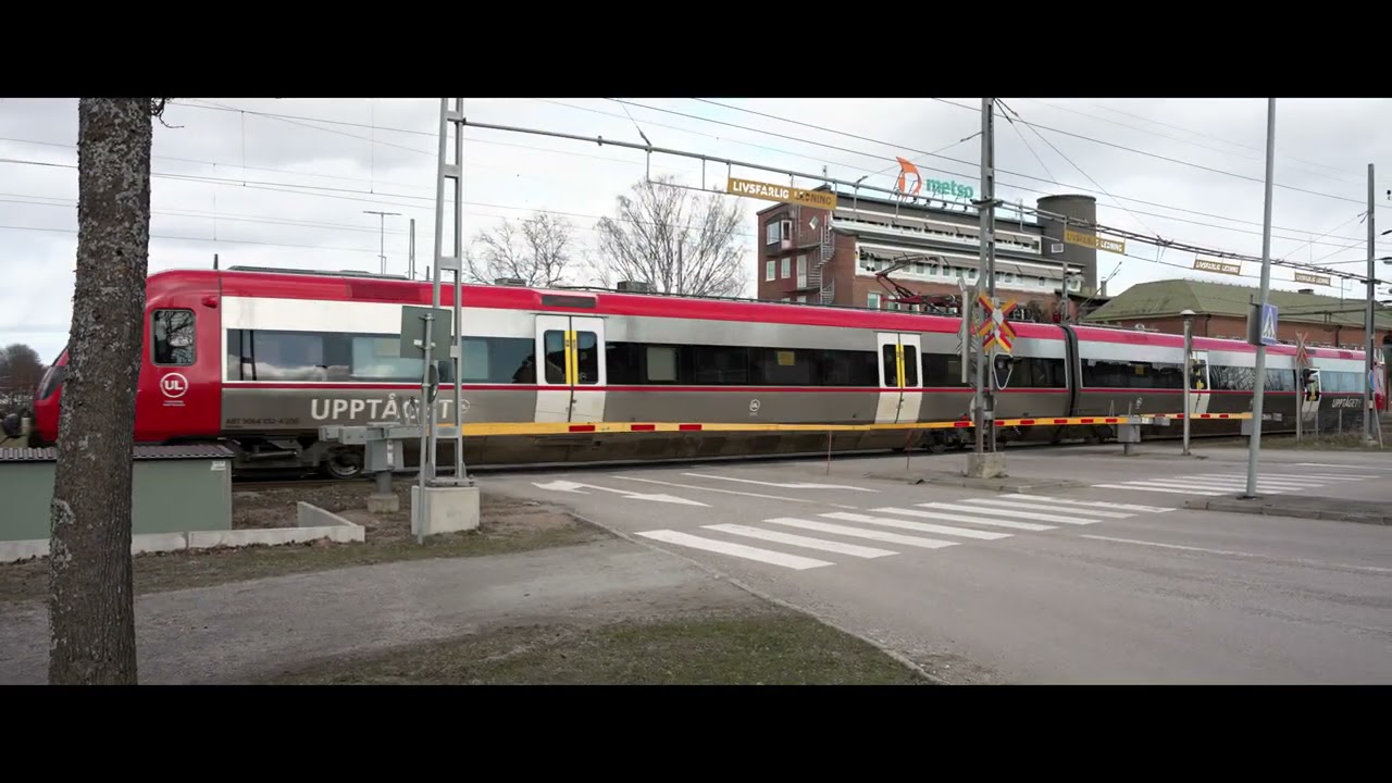Sweden, Sala, Level Crossing