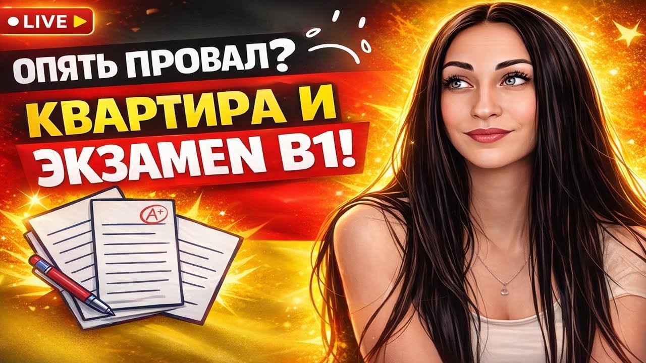 Влог🇰🇿🇩🇪 Как прошел экзамен В1 • Что дальше? • Опять НЕУДАЧА с квартирой • Поздние переселенцы