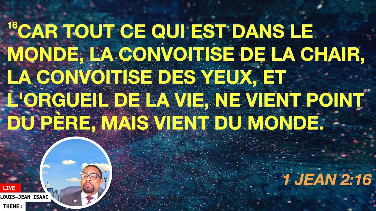 L’Avocat universel’’ 2/3/26 | Fr.Louis-Jean Isaac I La bible vous parle