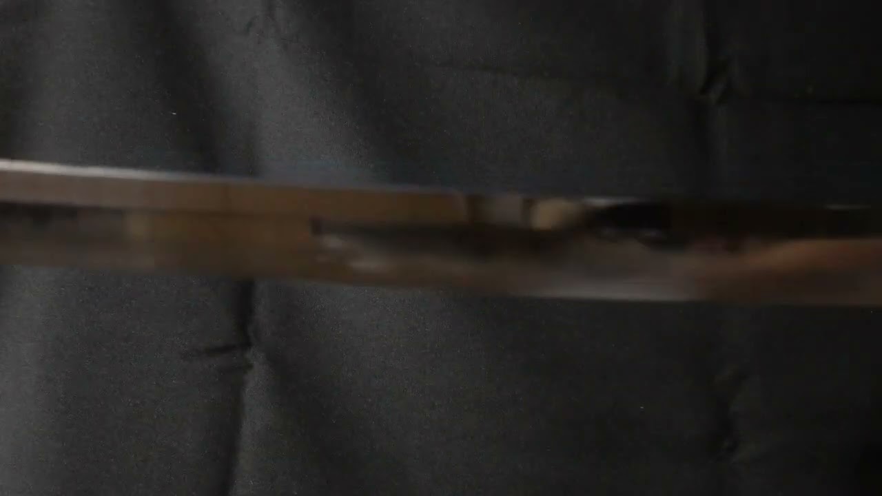 【新刀】江戸新刀 61.6cm 620g 元幅約3.1cm 元重 約7mm  居合外装新品!
