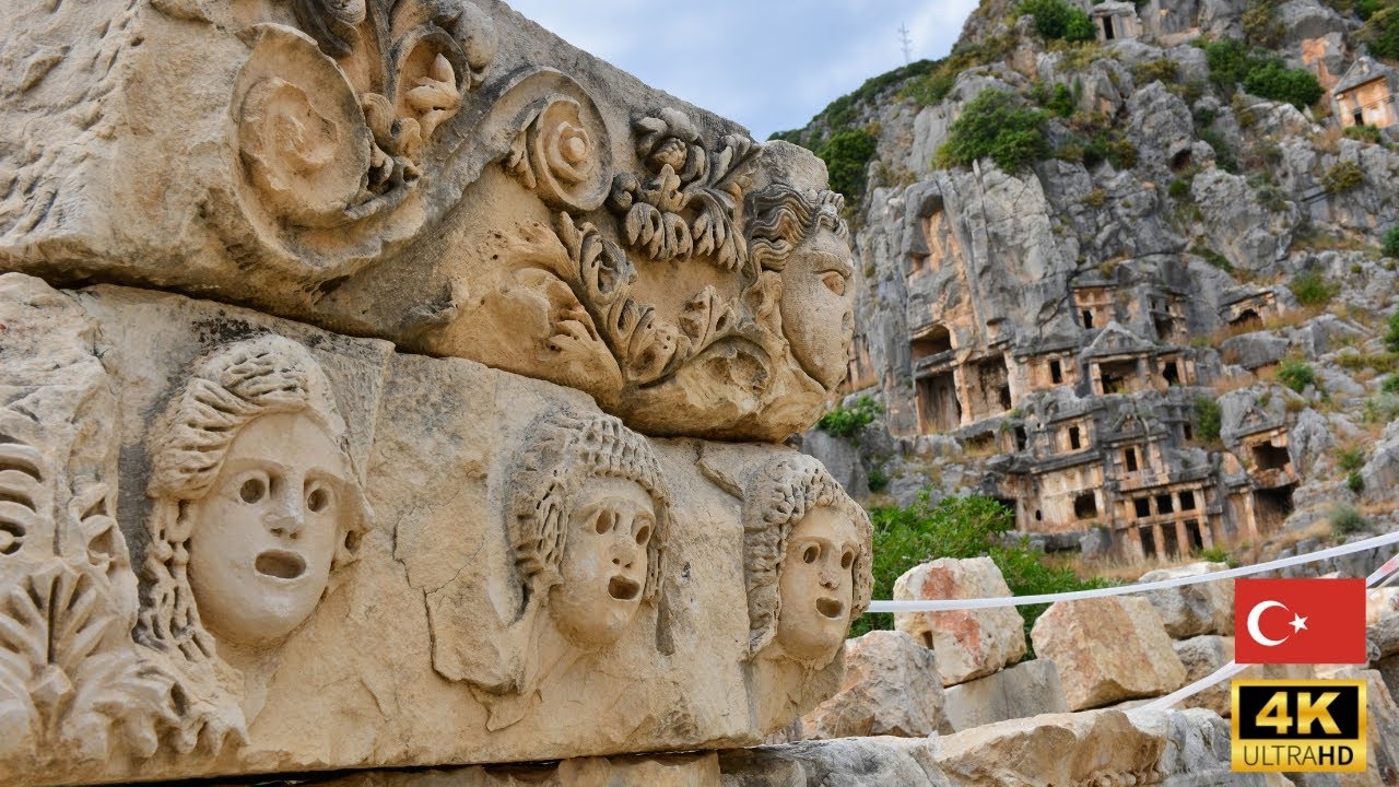🇹🇷 Myra Ancient City in 4K | Lycian City | Drone footage with Mini 3 Pro from Türkiye