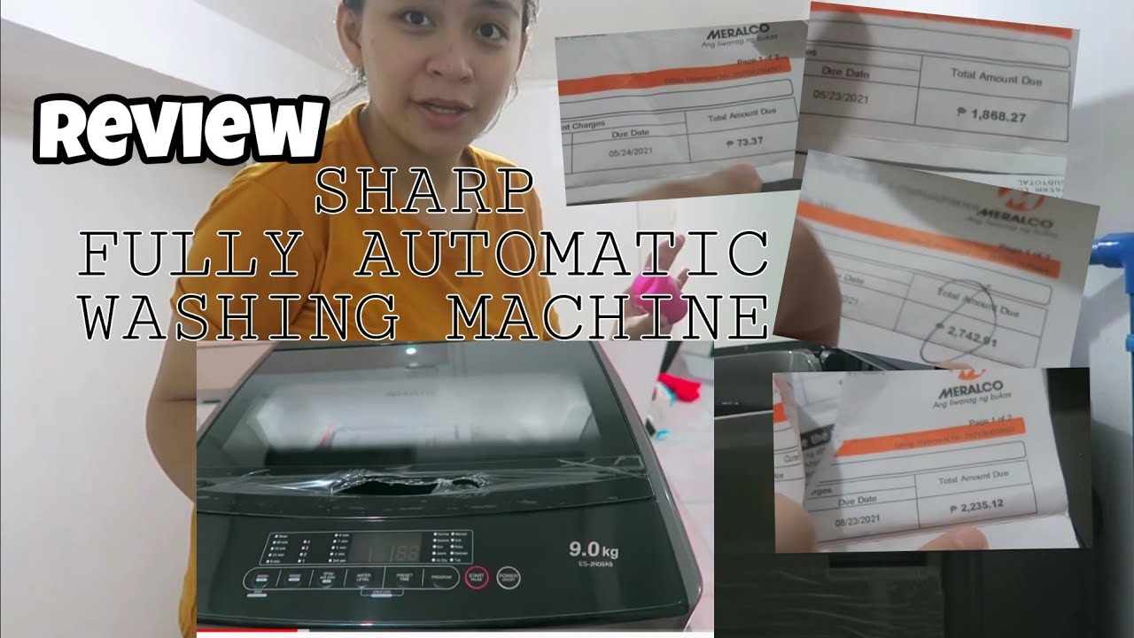 SHARP (ES-JN09A9 GY) FULLY AUTOMATIC WASHING MACHINE REVIEW