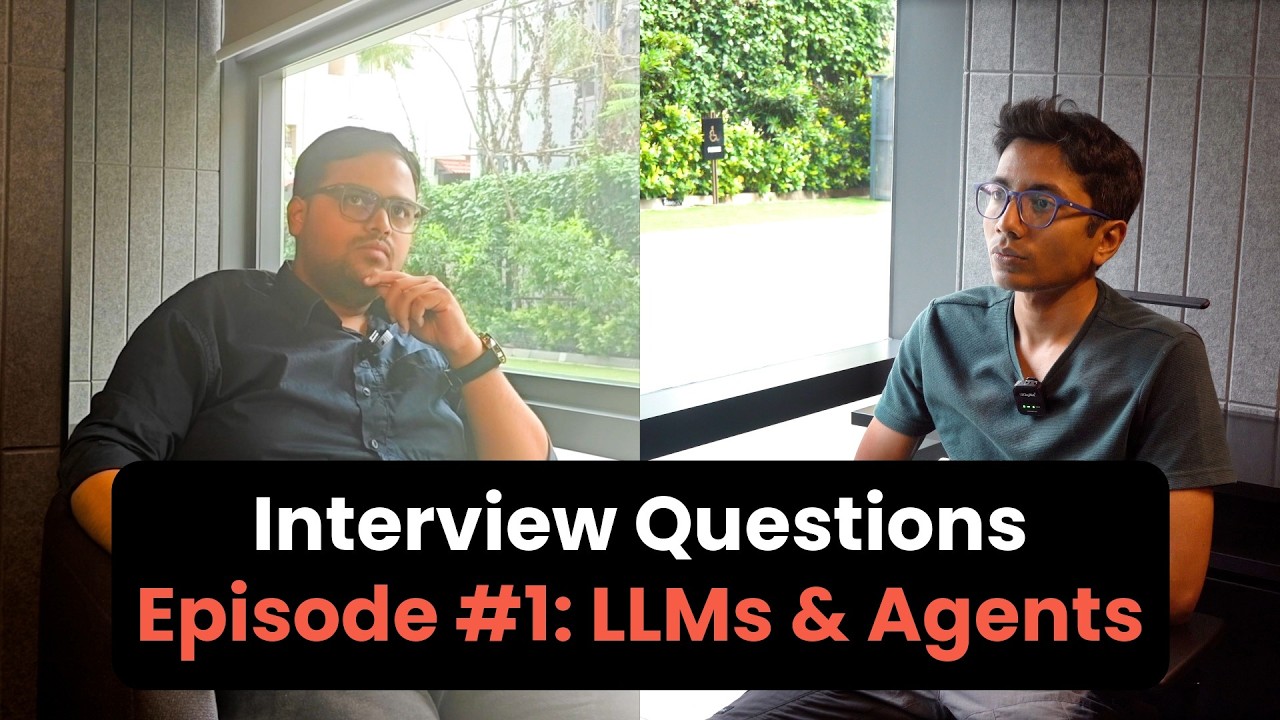 AI Interview Questions #1 - LLMs vs. Agents with @aloo_explains