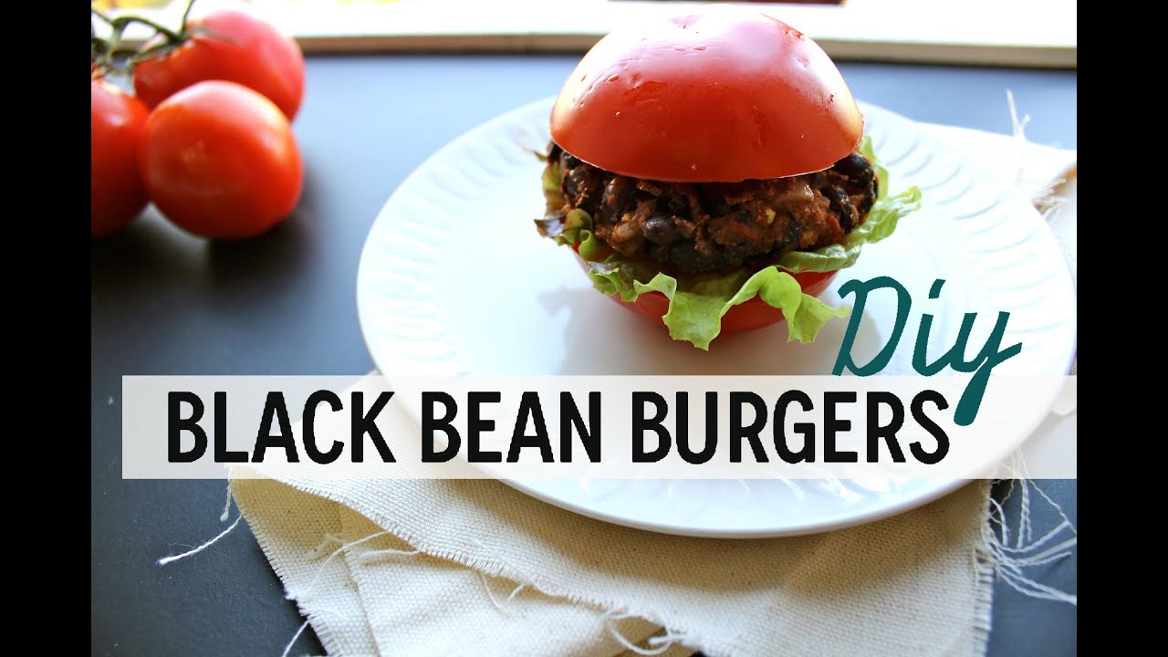 DIY Black Bean Veggie Burgers Recipe