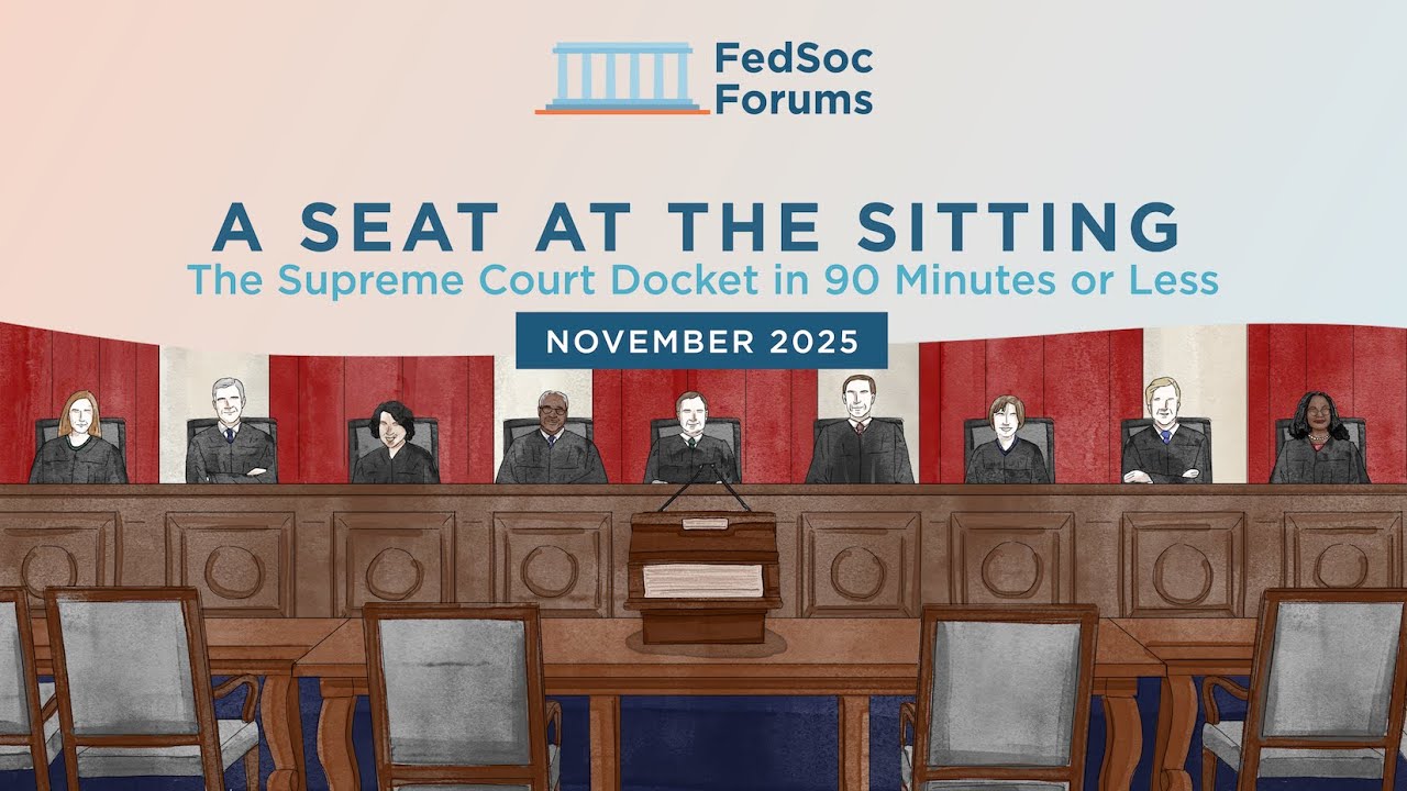 [LIVE] A Seat at the Sitting: The November Docket in 90 Minutes or Less
