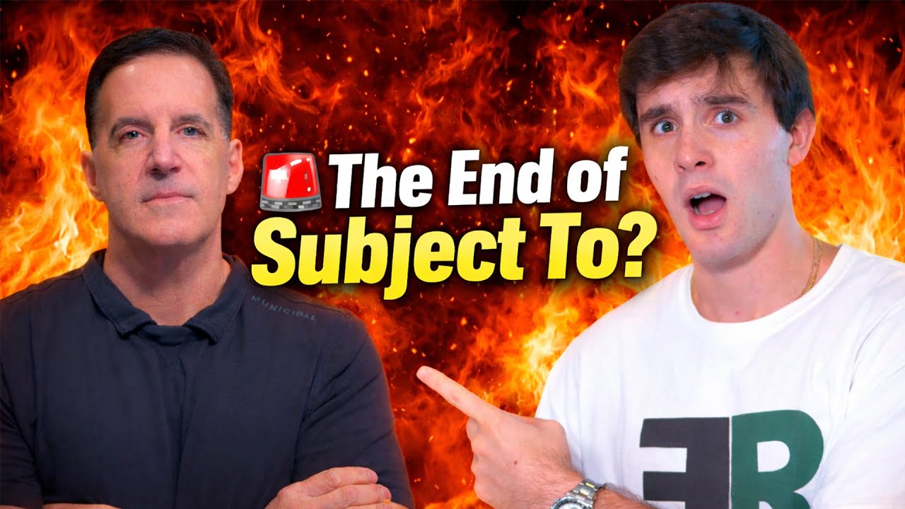 🚨 Is this the End of Subject-To? (Urgent Market Update)