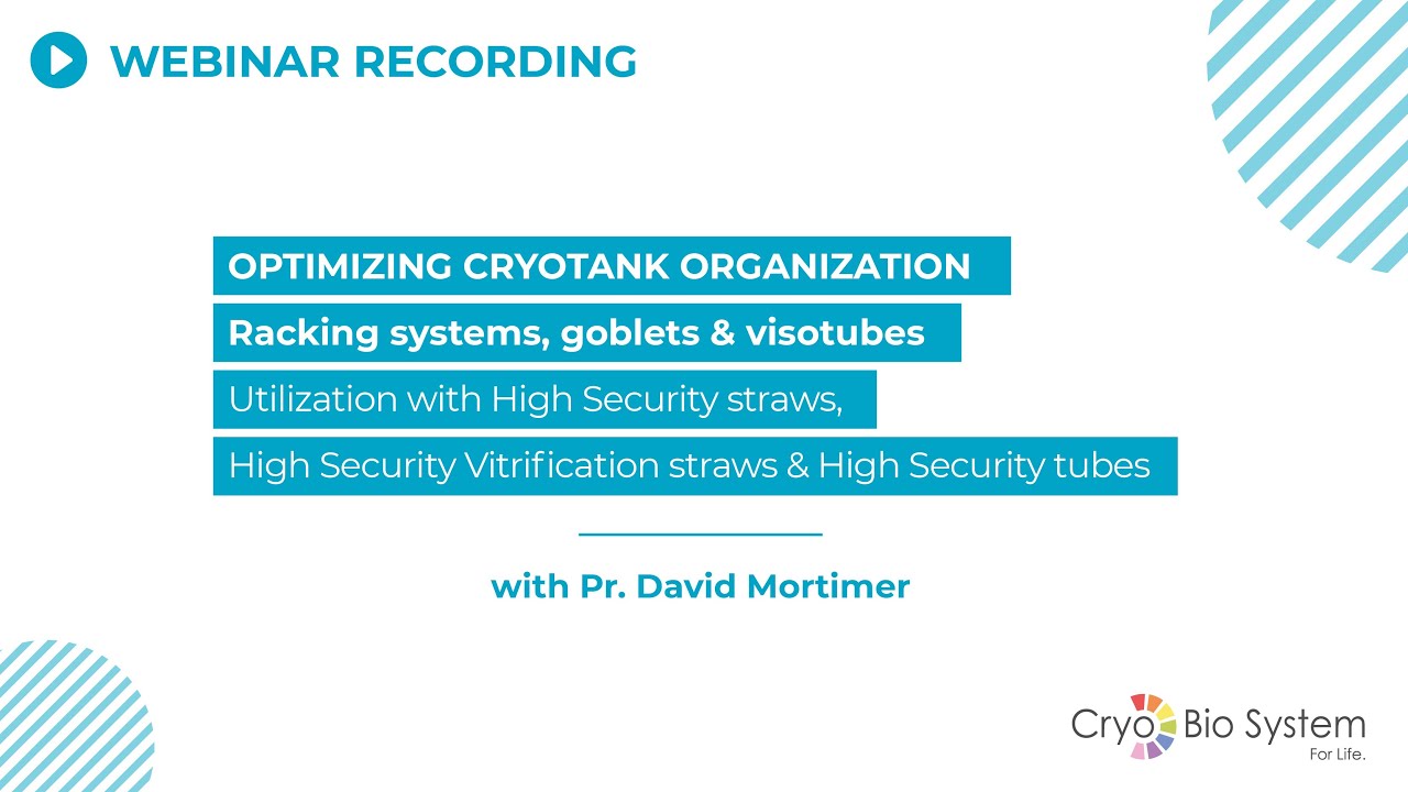 Optimizing Cryotank Organization Presented by Dr David Mortimer