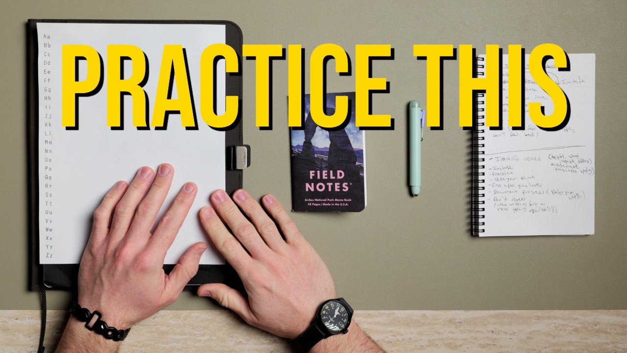 How to Improve Your Penmanship as an Adult: My Simple System