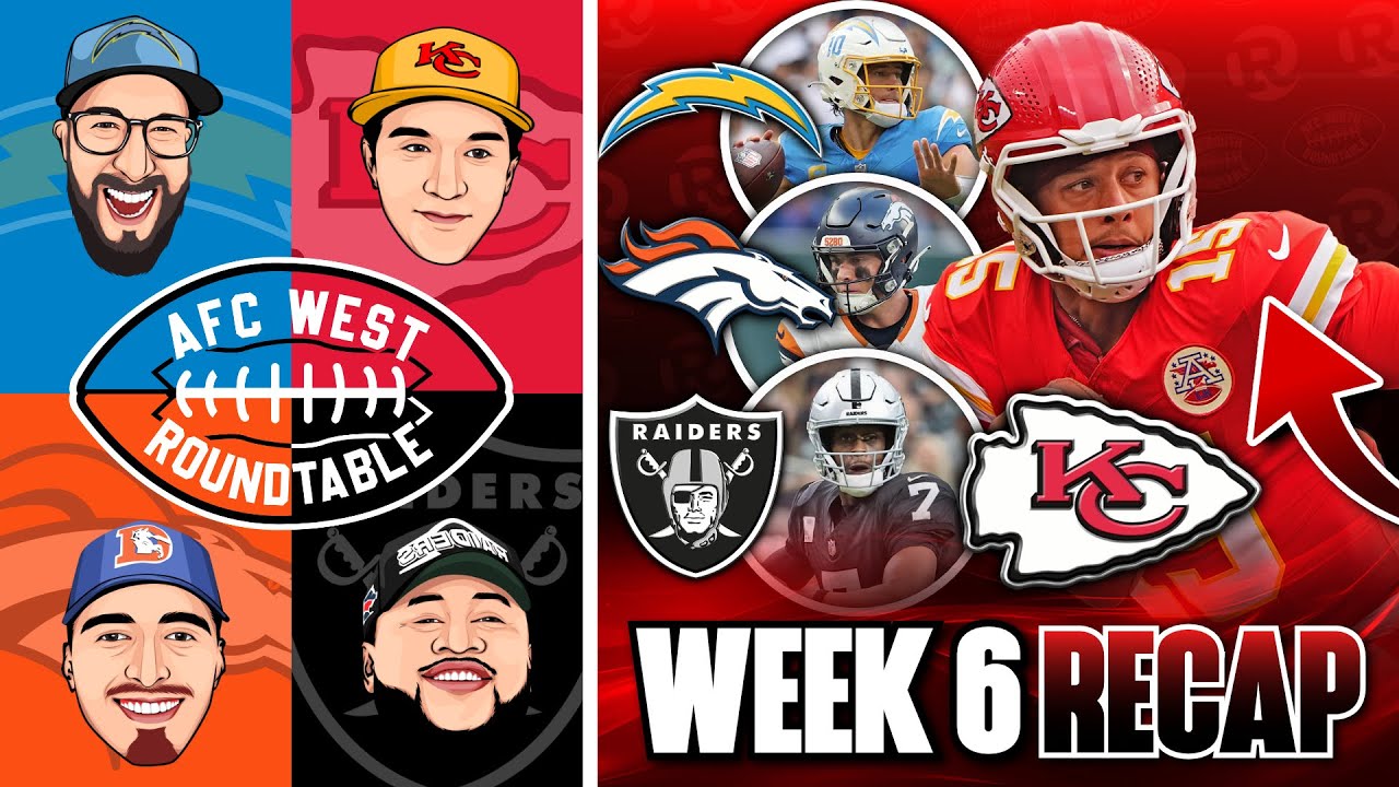 AFC West Week 6 RECAP | The Entire Division DOMINATES!