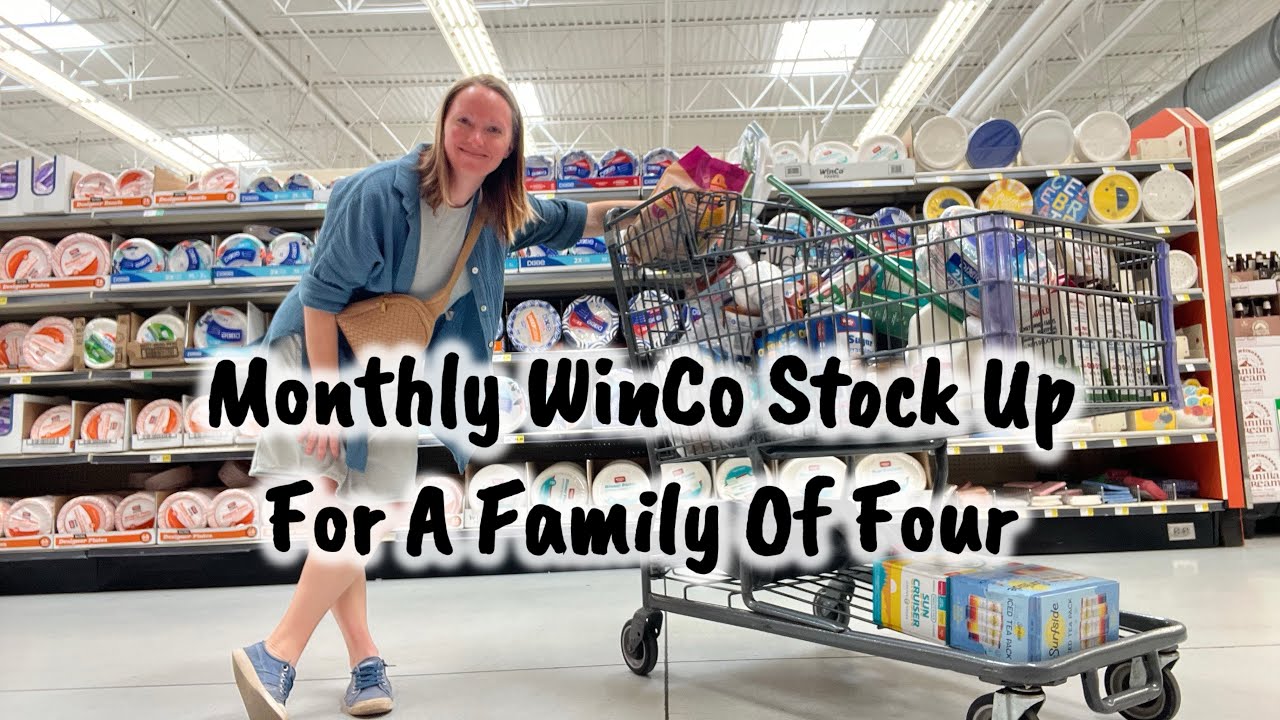 WinCo Grocery Haul 2025 | Monthly Family of 4 Budget Stock Up & Shopping Savings