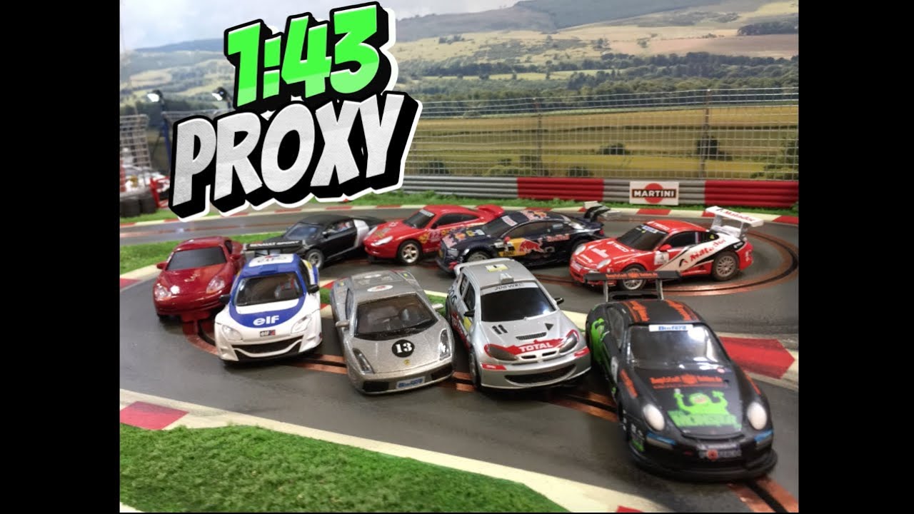 The 2023 YouTube 1:43 Scale Slot Car Proxy Race.