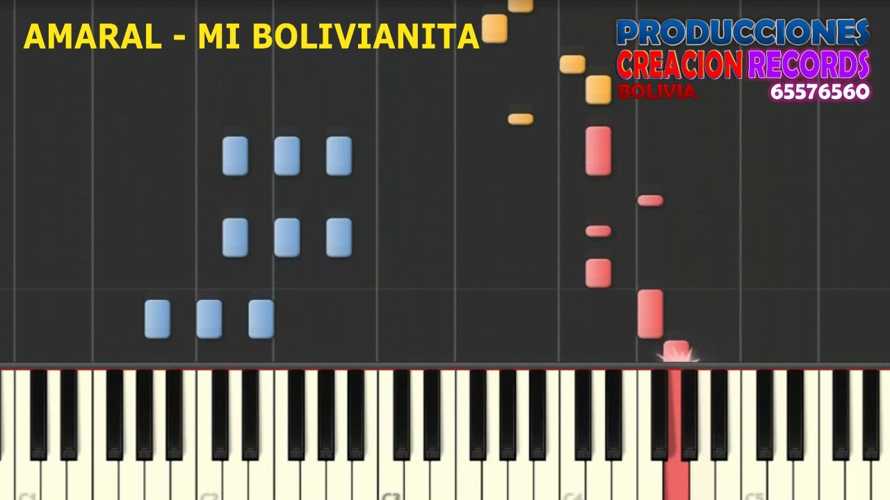 AMARAL - MI BOLIVIANITA. VIDEO TUTORIAL & PISTA
