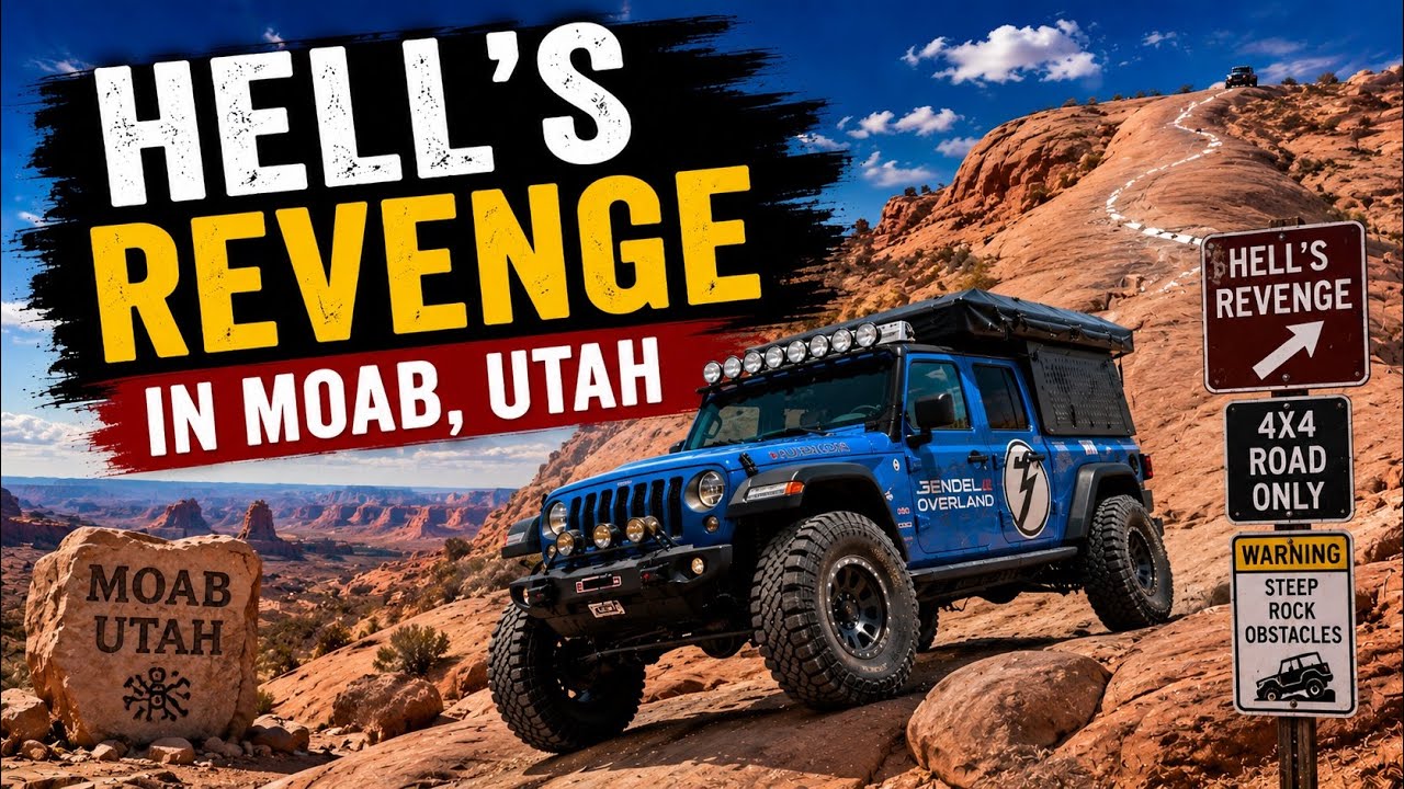 Hell's Revenge in Moab, Utah