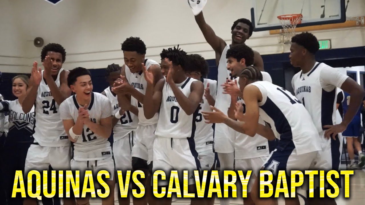 Aquinas vs Calvary Baptist 🏀 Transfer Brooklyn Ross goes OFF in Aquinas’ first home game 🔥