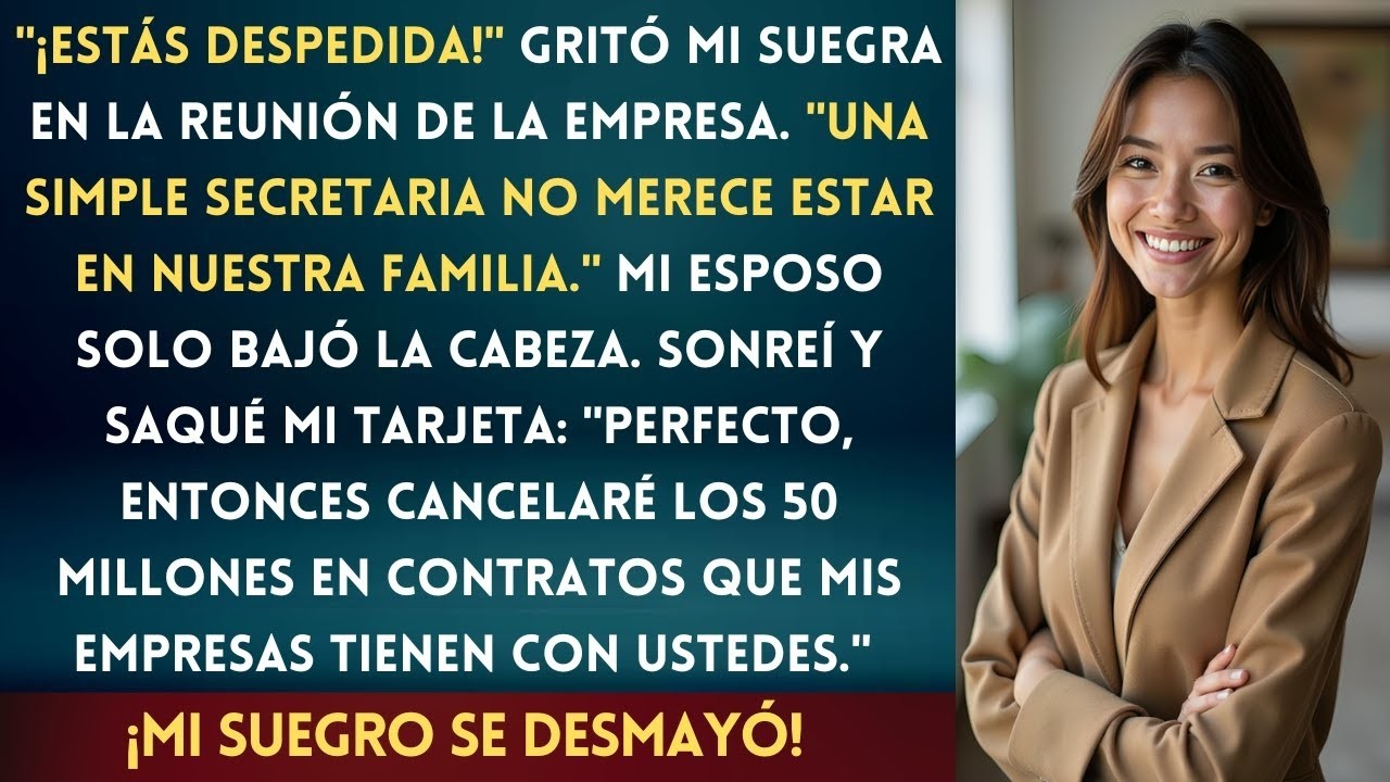 Mi Suegra Me Echó de la Empresa Familiar, Sin Saber Que Era la Mayor Cliente de Todos Sus Negocio