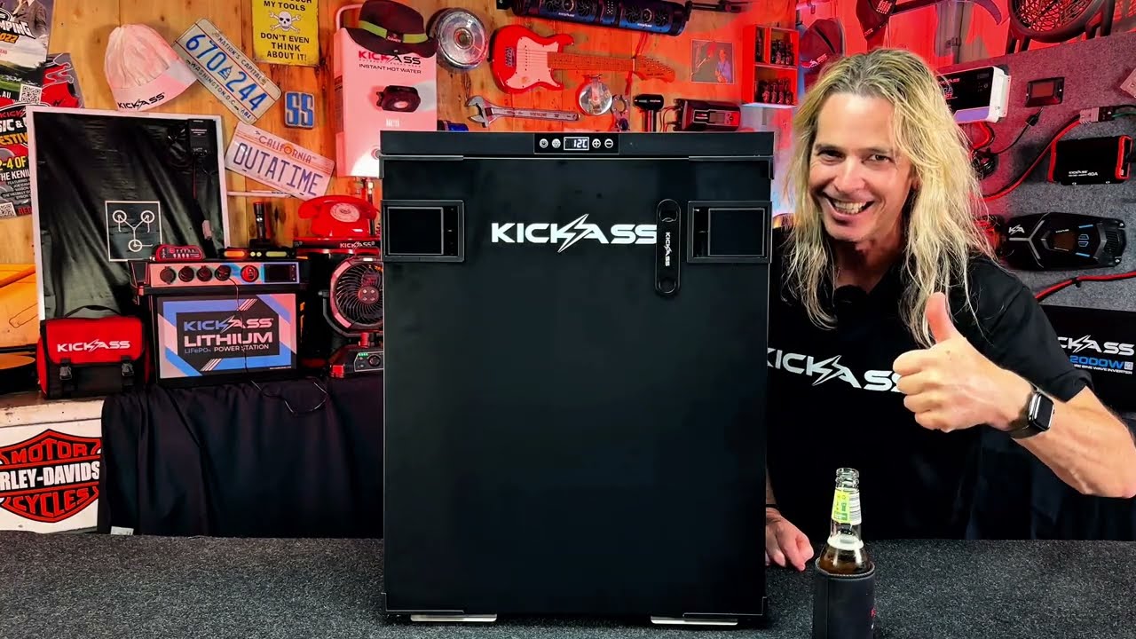 Introducing The KickAss 80L Upright 12/24V Fridge and Freezer - Fan Forced