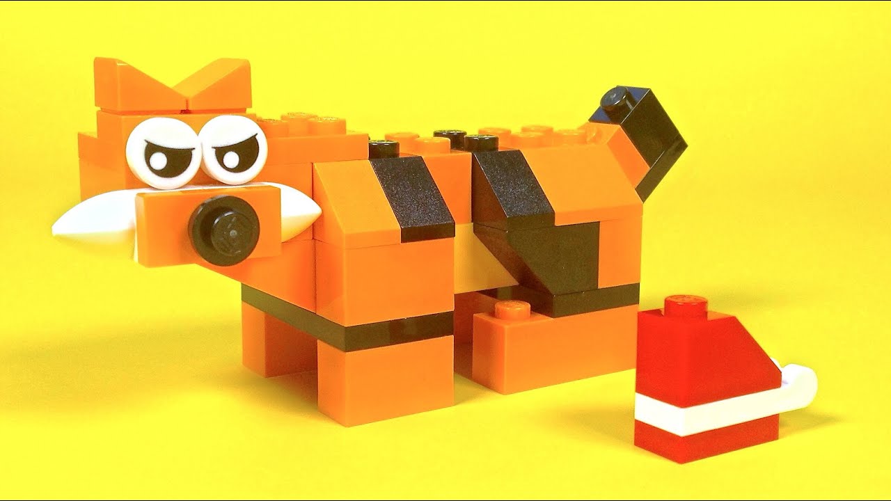 Lego Tiger Building Instructions - Lego Classic 10696 