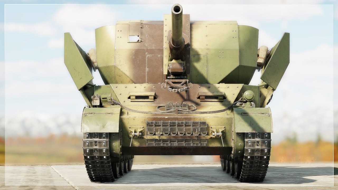 A SHOPPING CART WITH A LONG 88MM CANNON = MONSTER (War Thunder VFW)