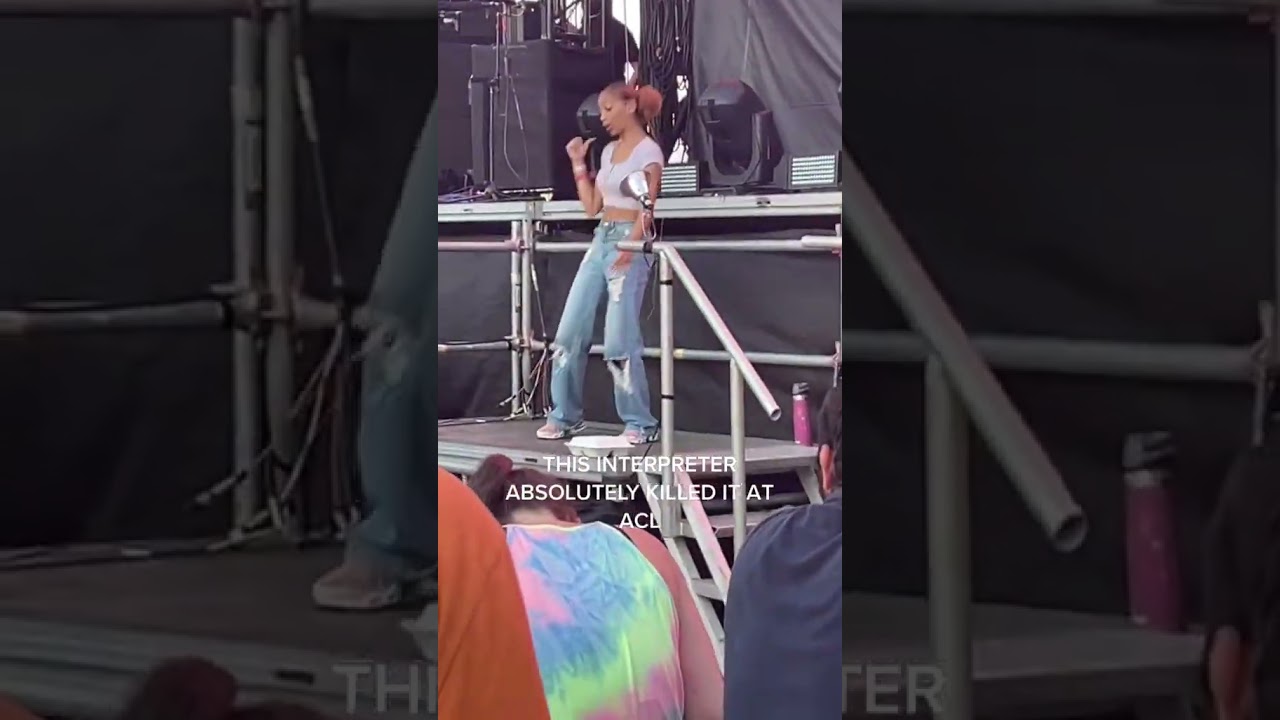This Interpreter at ACL is Incredible ❤️
