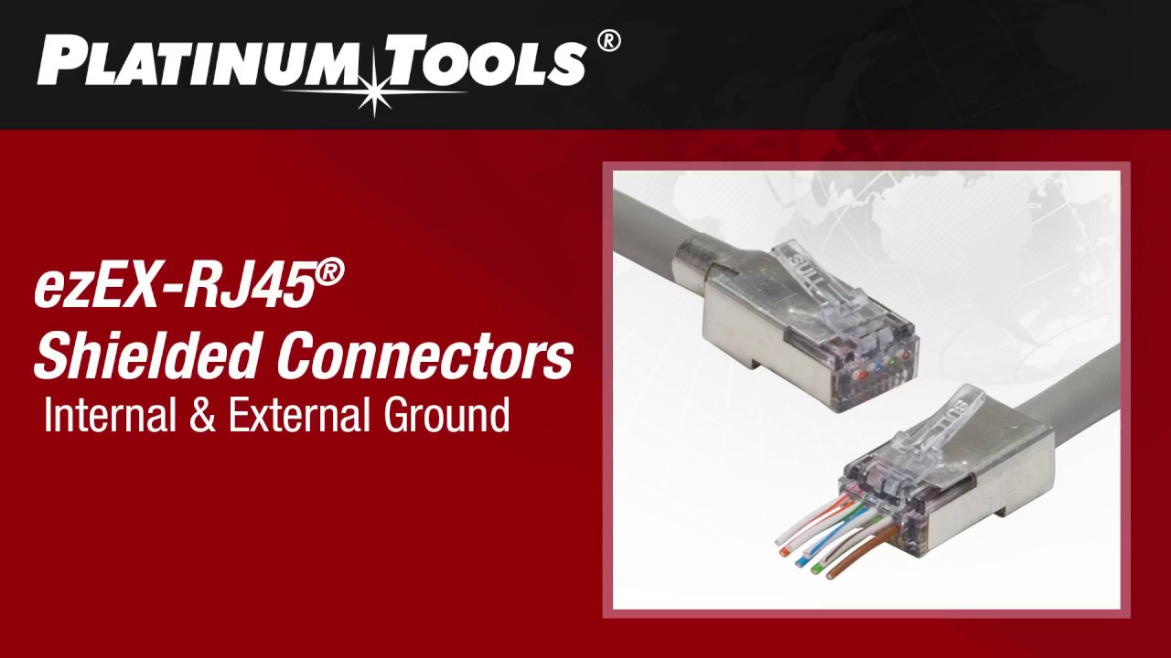 How To  Terminate Shielded ezEX RJ45 Connectors