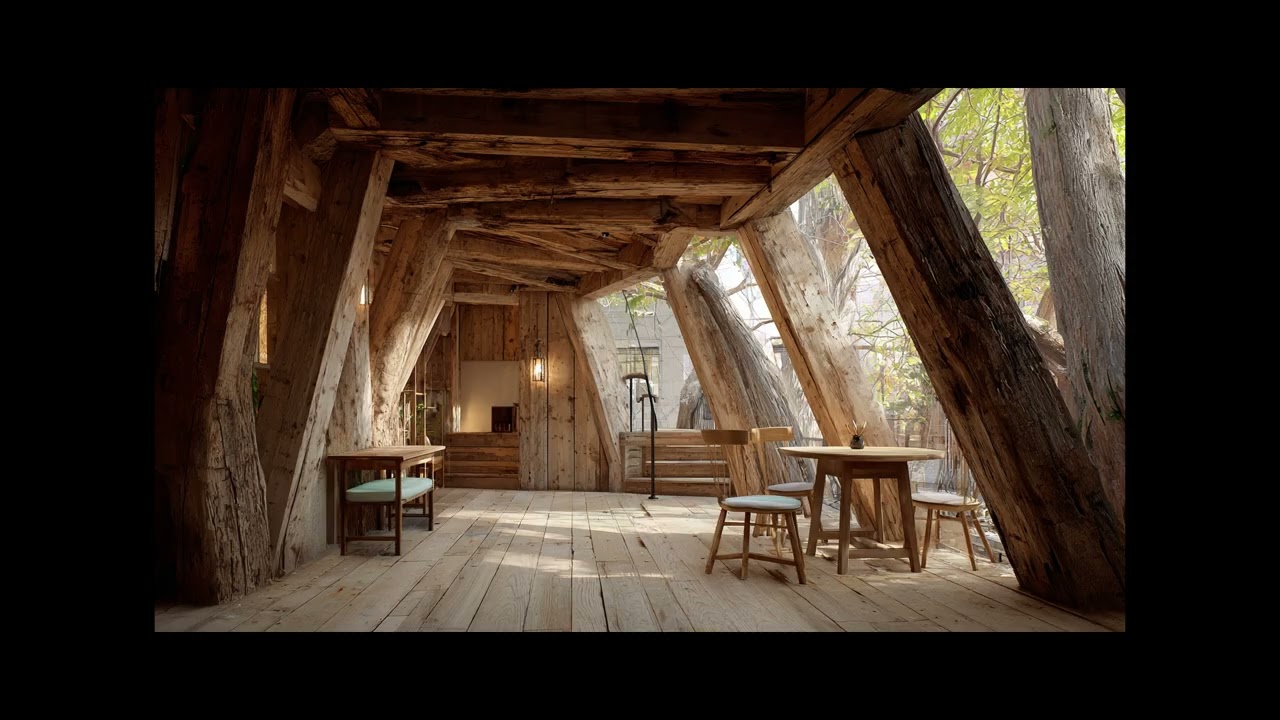 【作業用BGM】風が通り抜ける大木カフェ｜何も考えない静かなLOFI