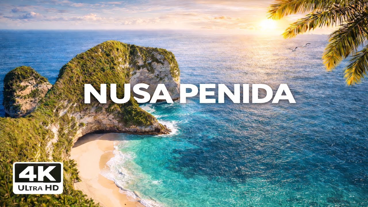 Relaxing 4K Drone — Kelingking Beach & Diamond Beach, Nusa Penida | Aerial Scenery