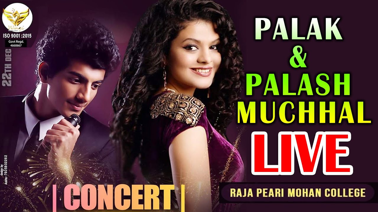 উত্তরপাড়া রাজা প্যারীমোহন কলেজ ছাত্র উৎসব 2023 / PALAK & PALASH MUCHHAL LIVE / পরিচালনায়- ছাত্র সংসদ