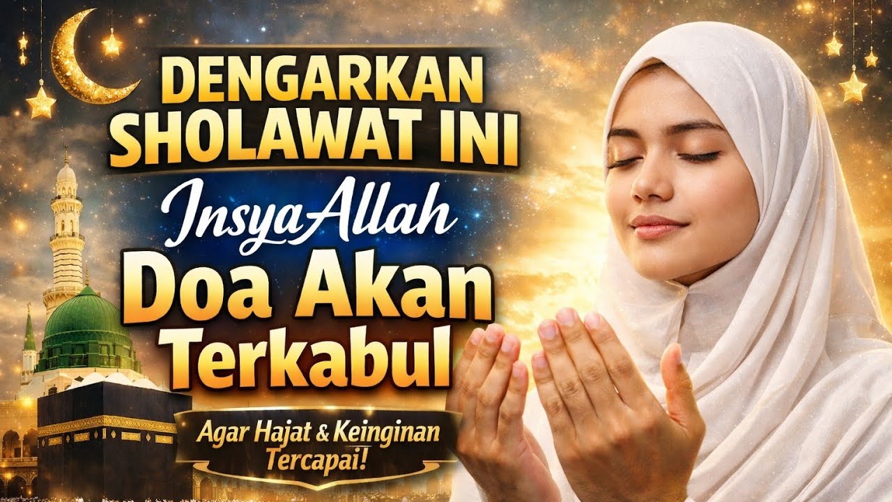 DENGARKAN SHOLAWAT INI 🤲 InsyaAllah Doa Akan Terkabul & Hati Jadi Tenang