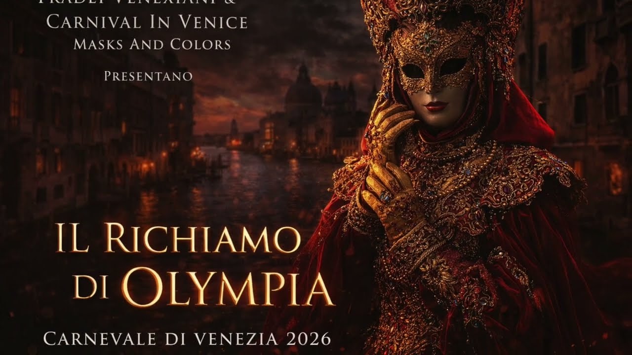 Il Richiamo di Olympia 🎭 Omaggio alle Olimpiadi Milano Cortina 2026 | Carnevale di Venezia
