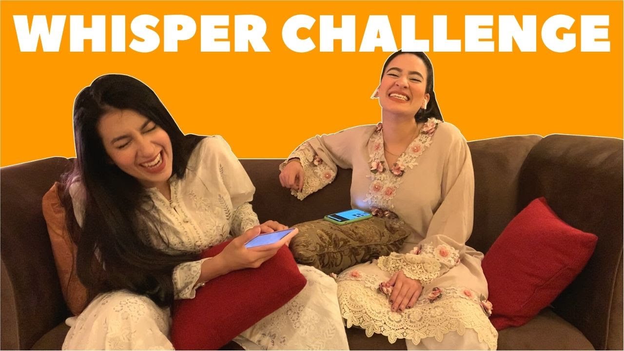 Whisper Challenge | Sister vs Sister |  Amina Khan | Mariam Khan