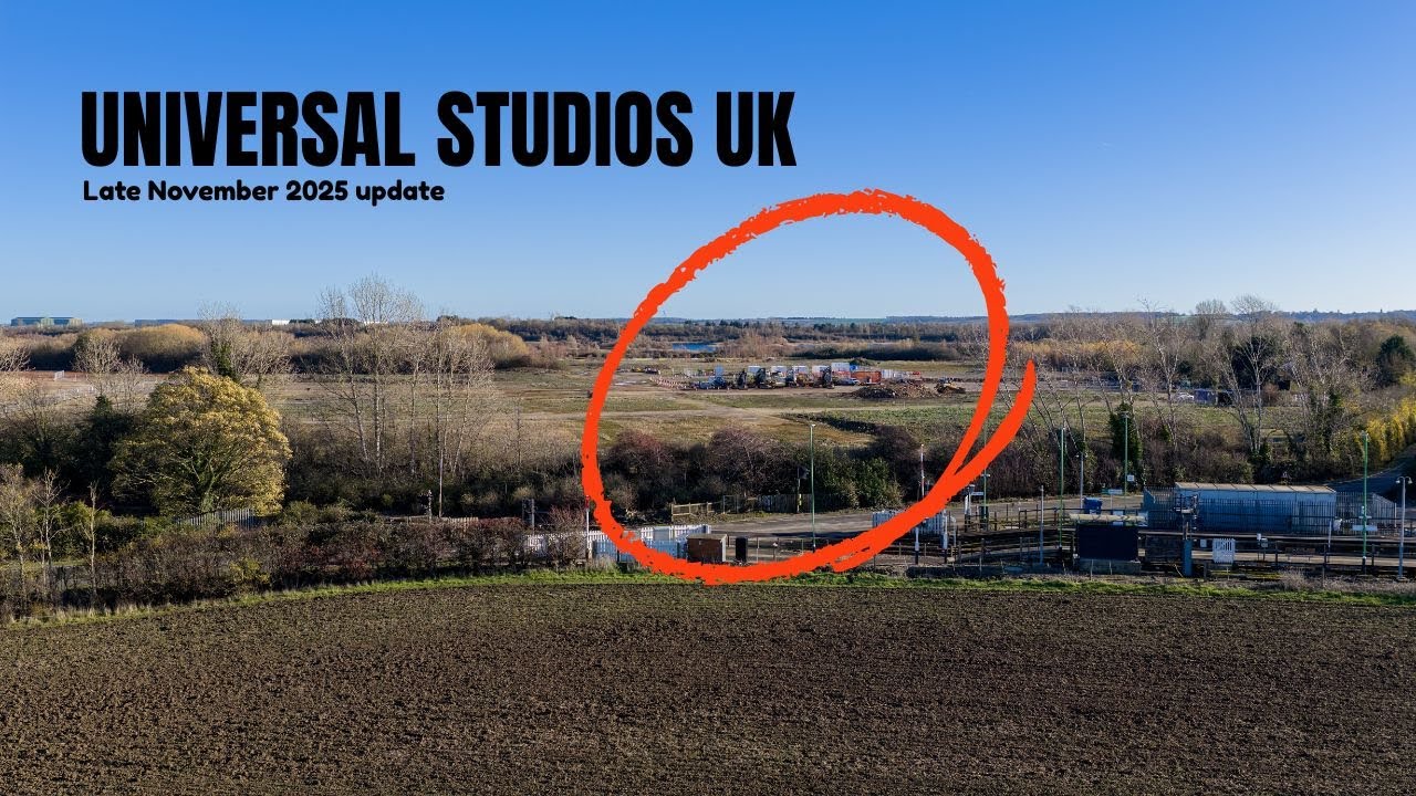 Universal Studios UK! Что они сейчас строят… (конец ноября 2025 г.)
