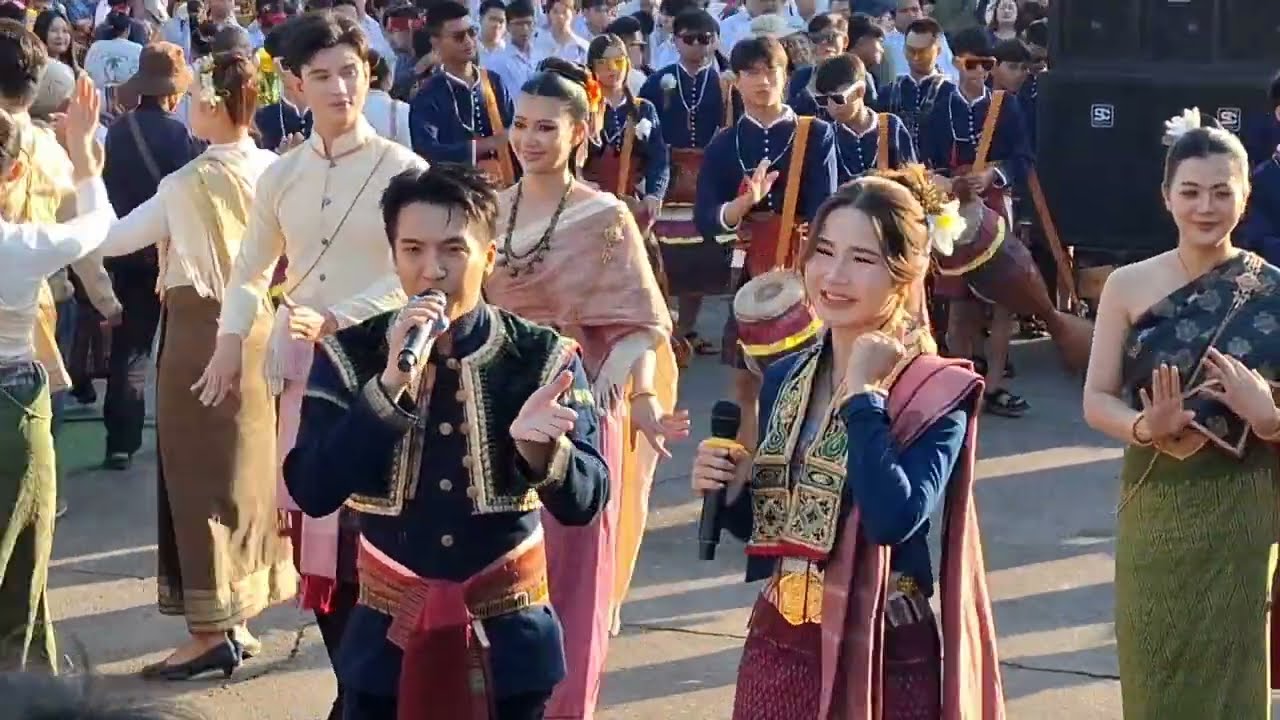 #ดอกจำปาสัญญาฮัก #เต๋าภูศิลป์ #หนิงหนิงคำพะนาง #สังคีตอีสานกลองยาว #อรรคฮาตสี #งานนมัสการพระธาตุพนม