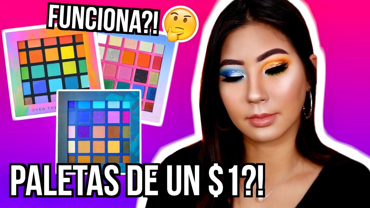 A PRUEBA NUEVAS PALETAS DE LA TIENDA DEL DOLLAR.. SHOP MISS A.. DE VERDAD FUNCION?!🤔