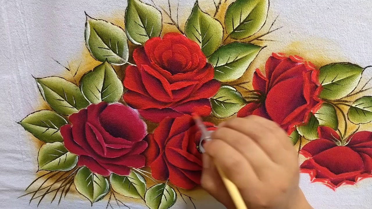 Pintando rosas Com Lia ribeiro parte 2