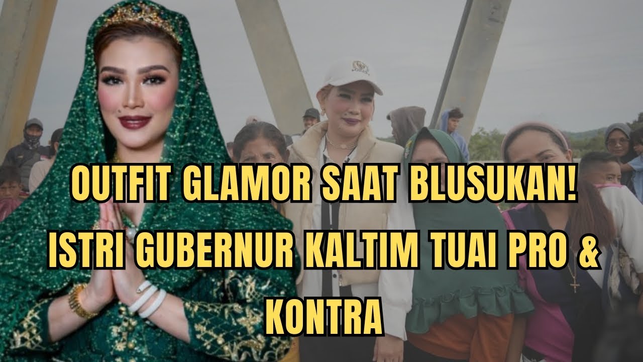 Syarifah Suraidah Harum Jadi Sorotan, Outfit Glamor Saat Blusukan Tuai Pro Kontra!