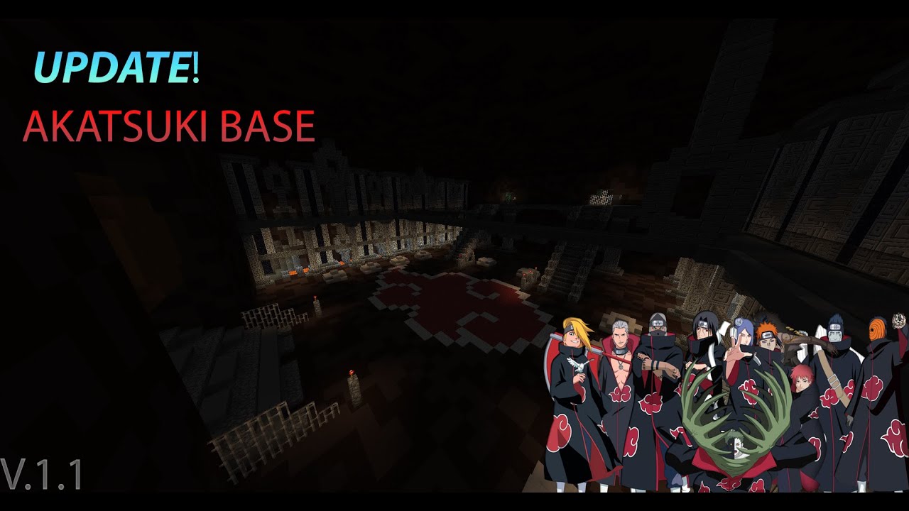 *UPDATE* - Akatsuki Base - Naruo Minecraft Map