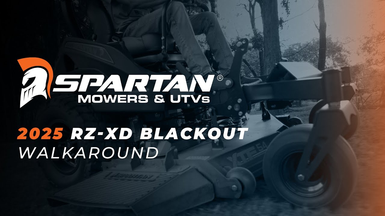 Spartan Mowers | 2025 RZ-XD Blackout Model Walkaround