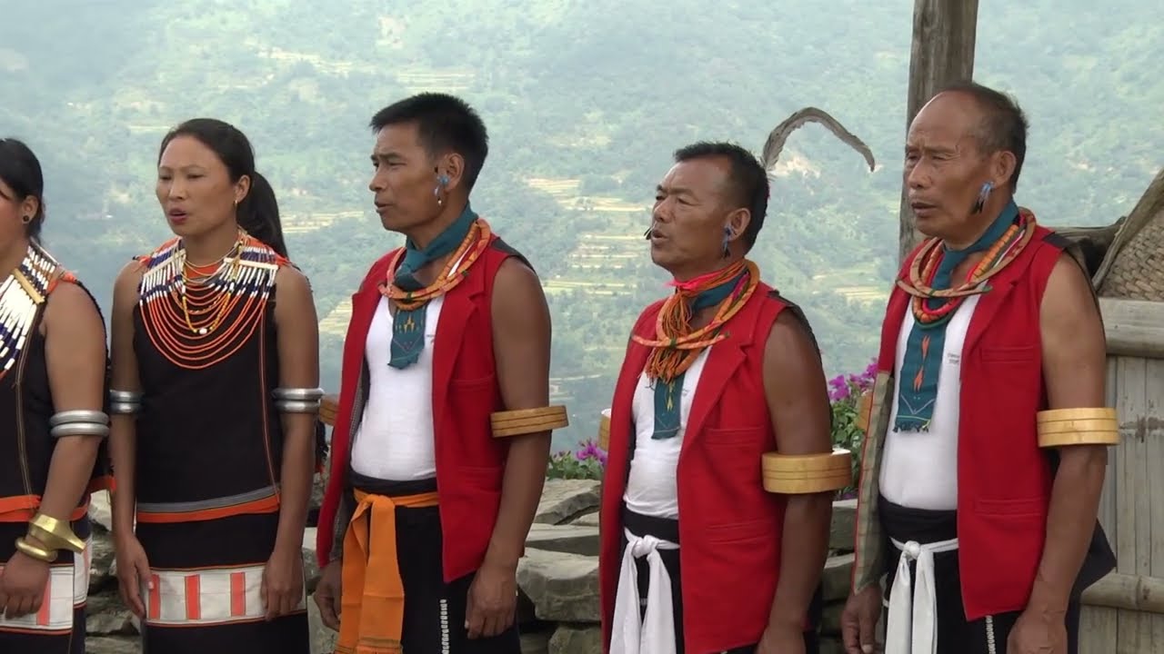 Chokri Naga Folk singers from Phüsachodou village