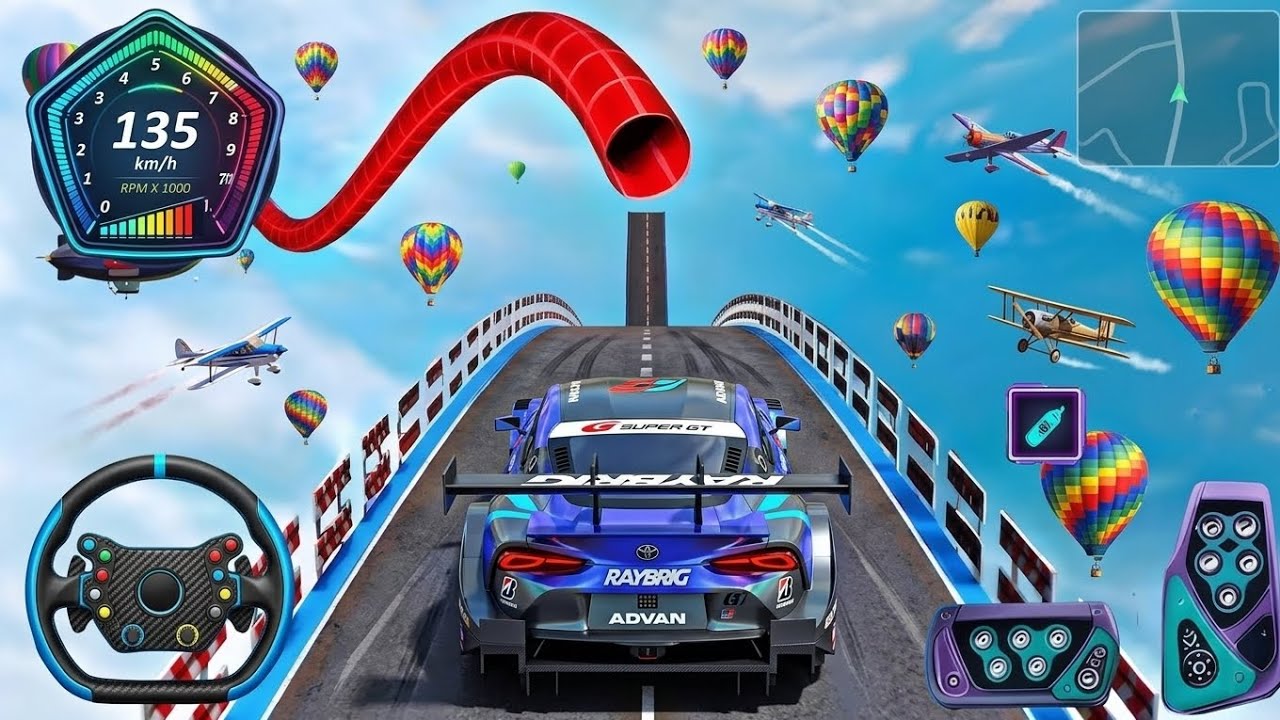Ramp Car Racing - Car Racing 3D - Android Gameplay #cargameplay 4