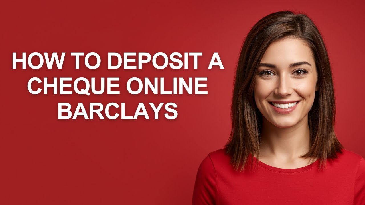How to Deposit a Cheque Online Barclays - AshleyHowTo