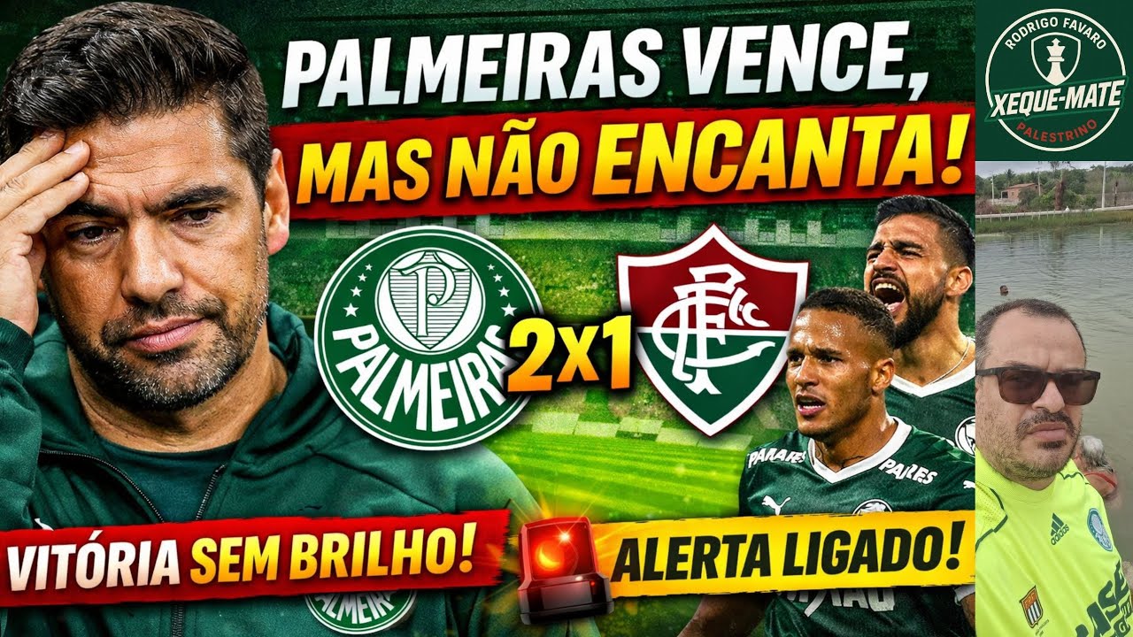 ANÁLISE SEM PASSAR PANO: O QUE SALVA NO 2X1 DO PALMEIRAS? #palmeiras #fluminense 