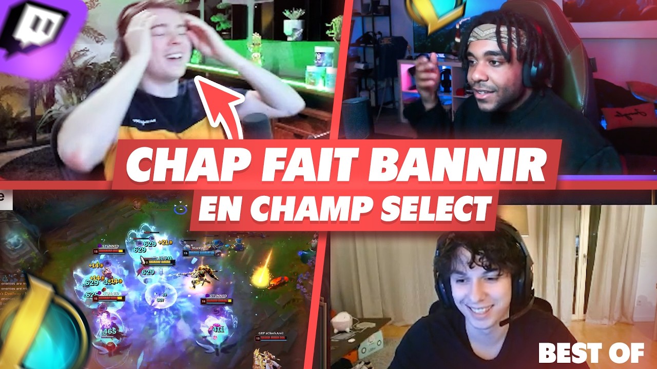 CHAP FAIT BANNIR UN TROLLER EN CHAMPION SELECT - Best Of LoL #1318 Réactions