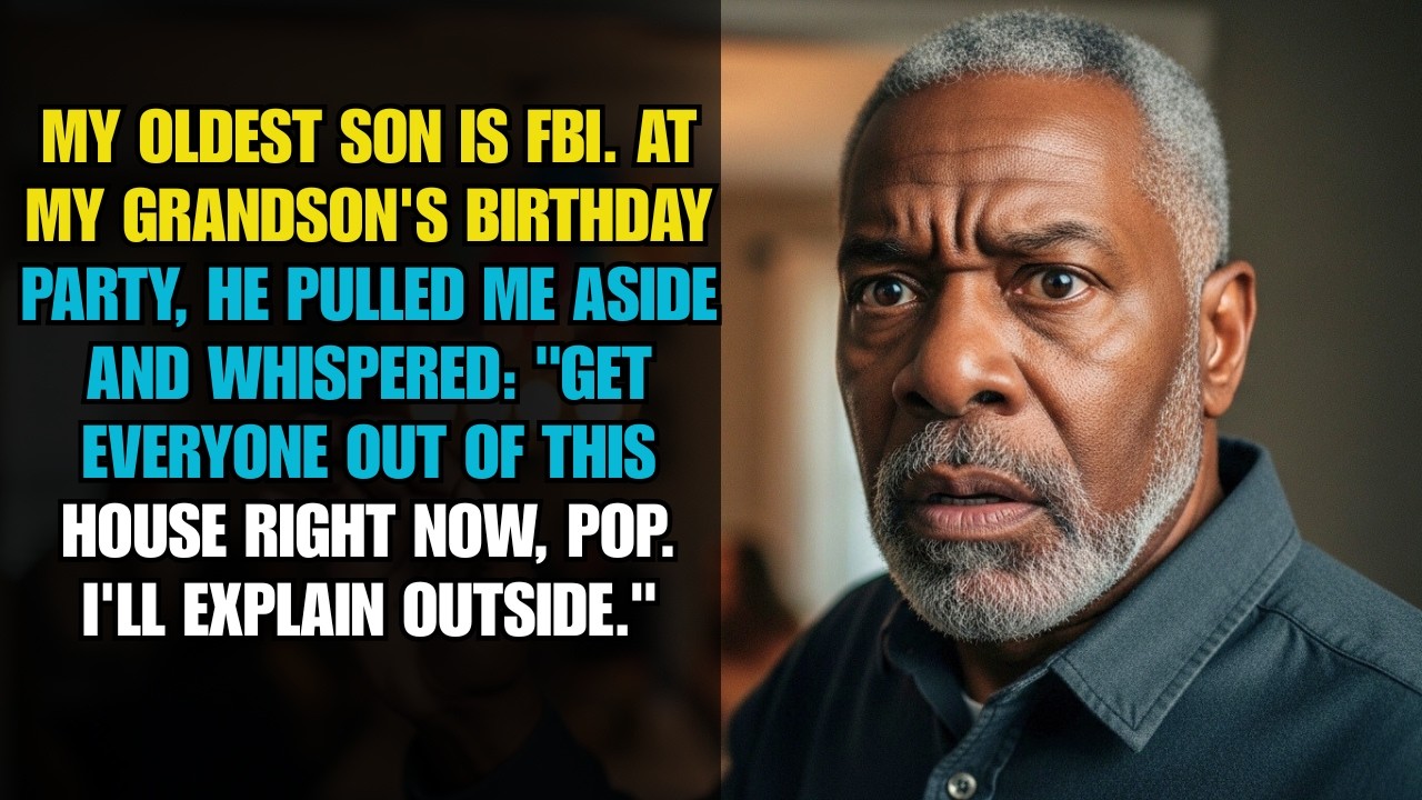 My Oldest Son Works For The FBI. At My Grandson's Birthday, He Whispered: 