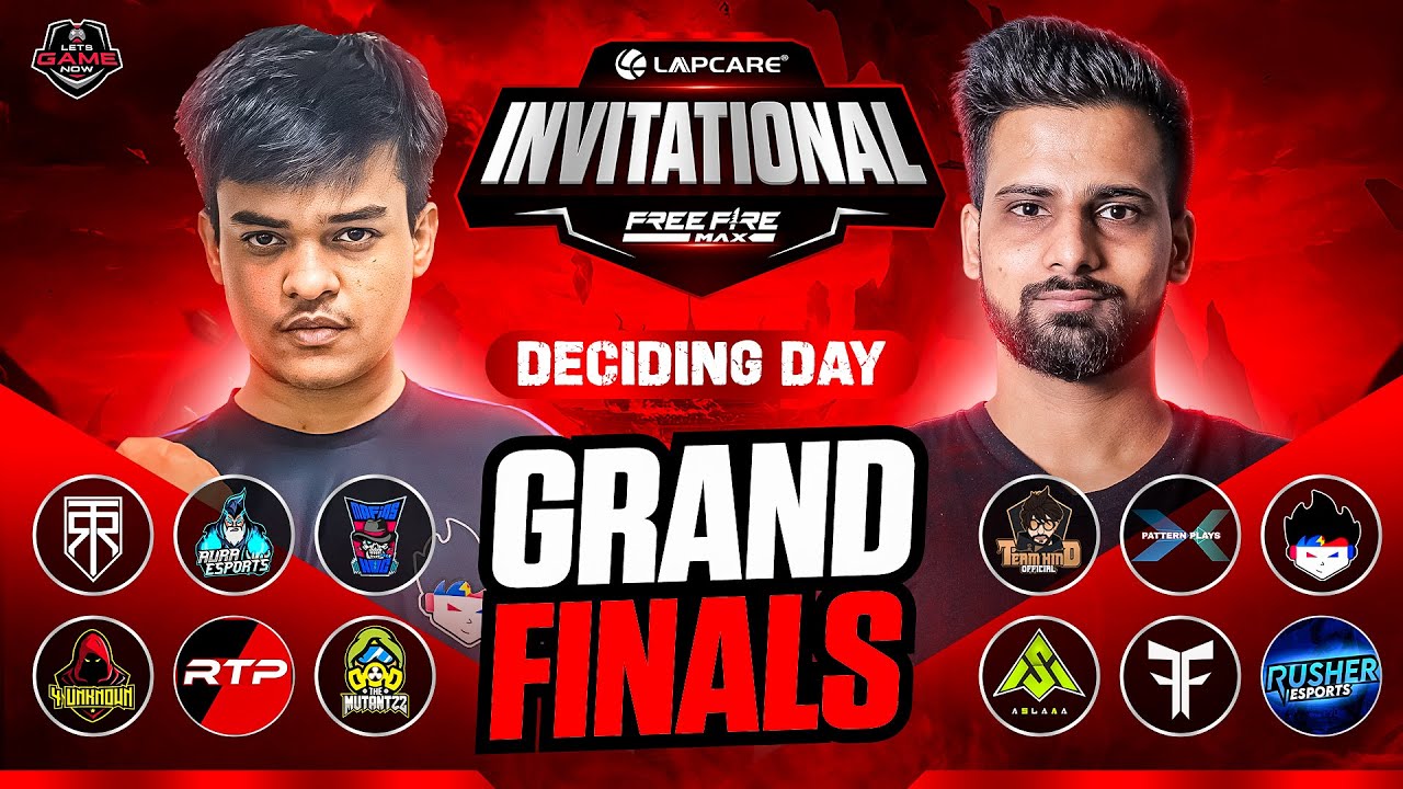 Grand Finals - Day 2 | Free Fire Max | Lapcare Invitational | Ft. MAFIAS, TSG, AURA, PP, ASLAA