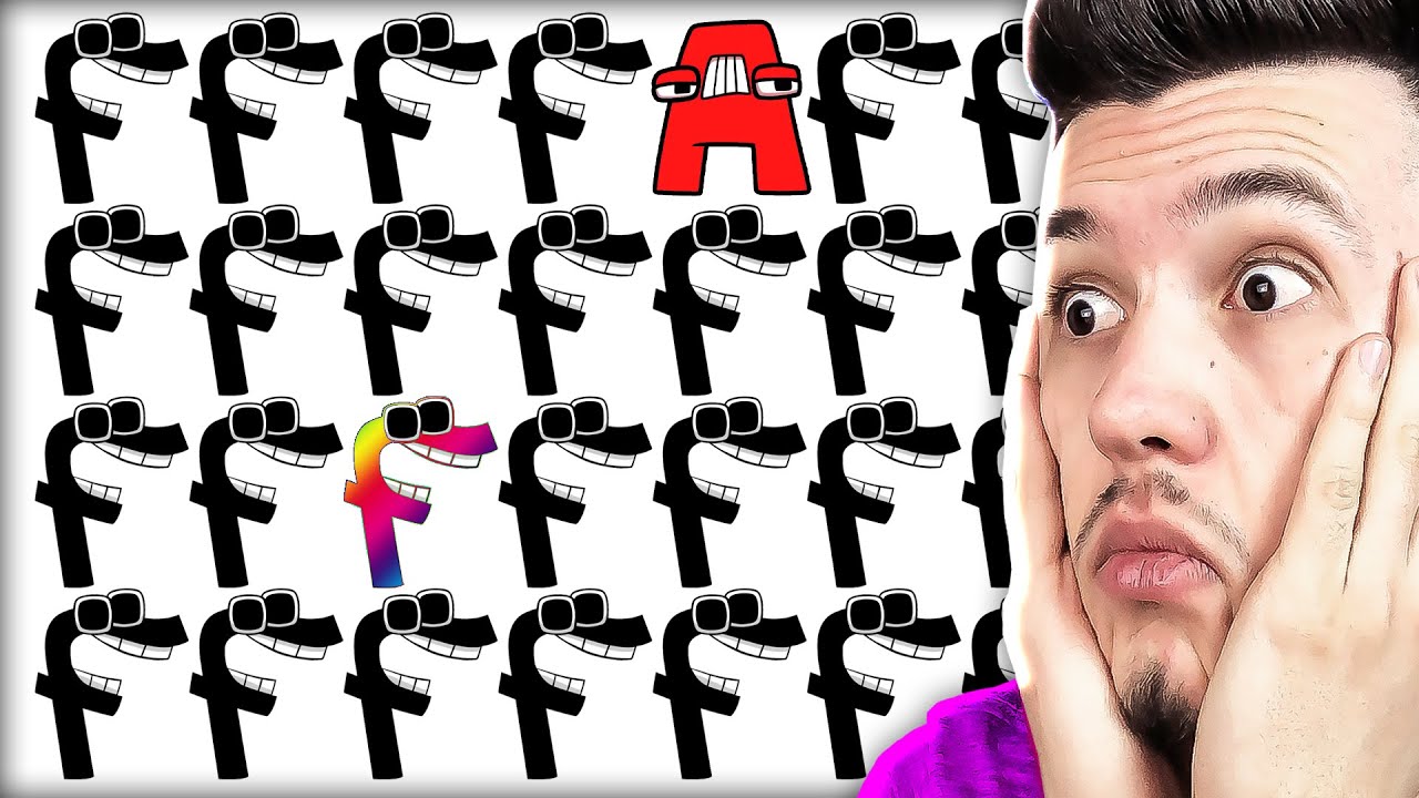 лишь 0,9% людей СМОЖЕТ найти лишнюю БУКВУ F из Алфавита Лора