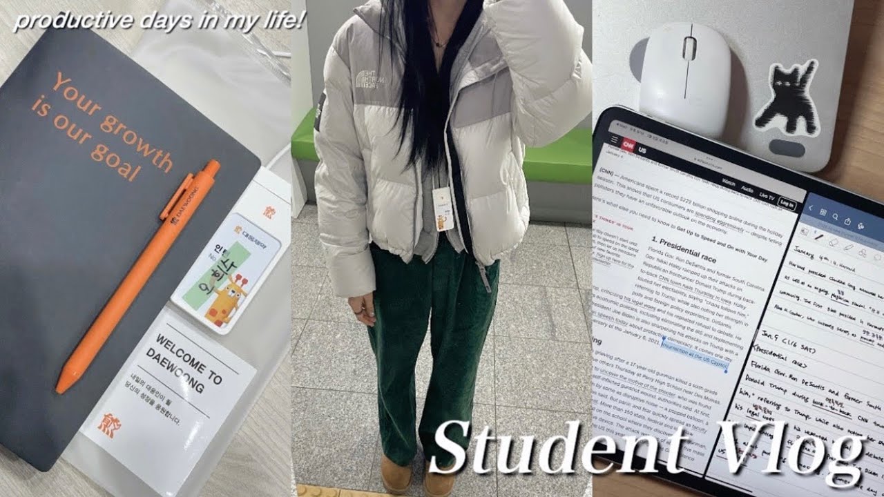 💊약대생vlog｜제약회사 첫 출근 브이로그ㅣK-직장인 삶 체험, 루틴 찾아가기ㅣ교육듣고, 운동하고, 약국알바하고, 과외하고, 영어 공부하는 일상 모음