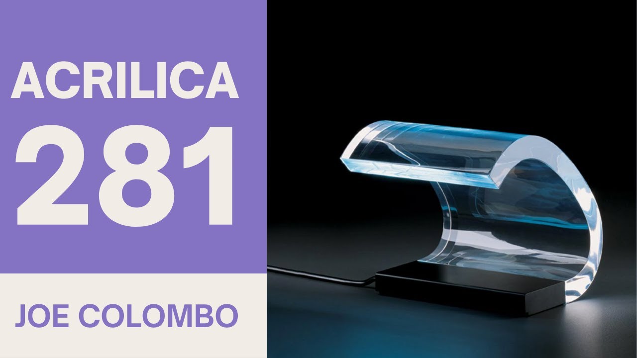 La lampada acrilica progettata da Joe e Gianni Colombo per Oluce | Design del prodotto industriale