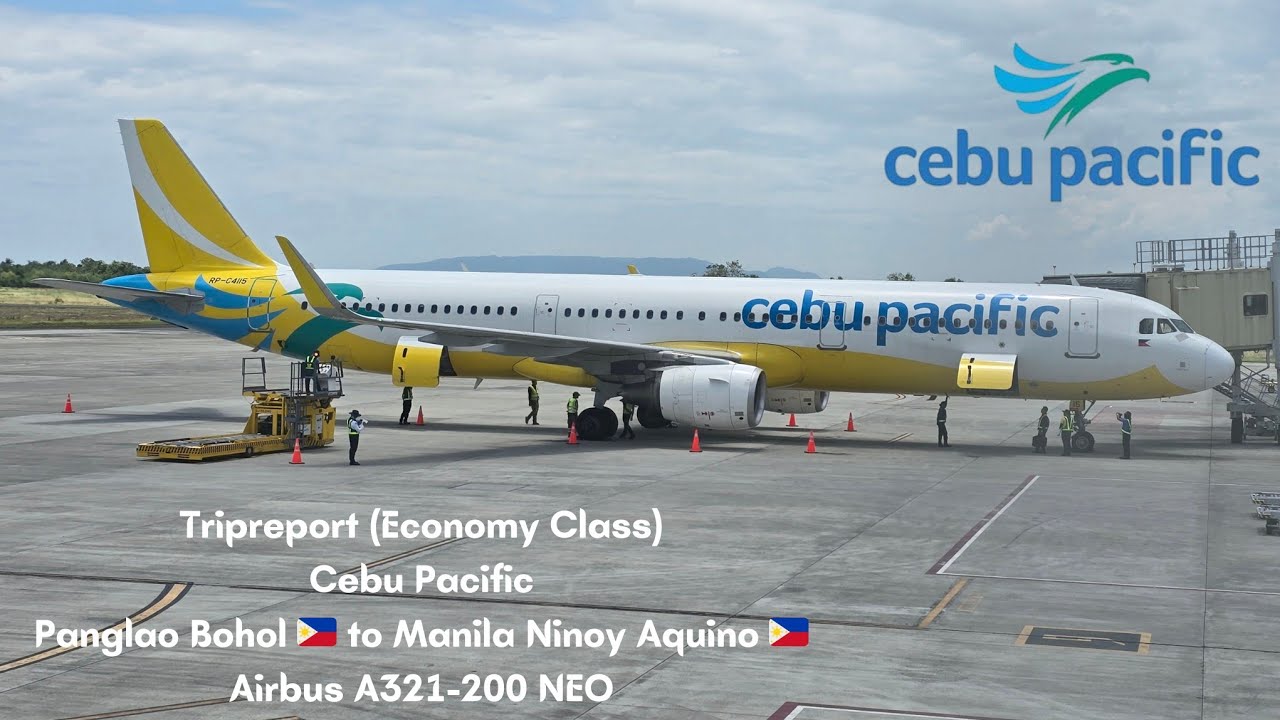 Tripreport | Cebu Pacific | Economy Class | Panglao to Manila | Airbus A321-200 NEO