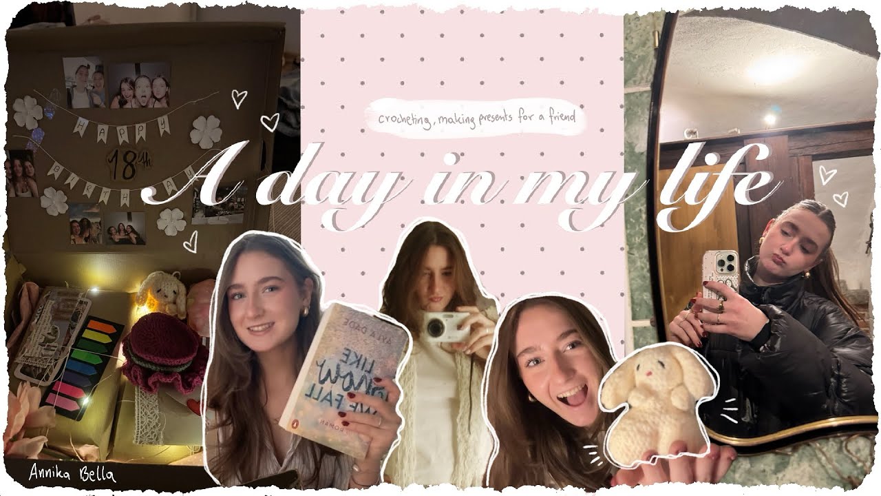 Spend a Saturday with me!! 📚🧶💕| Annika Bella